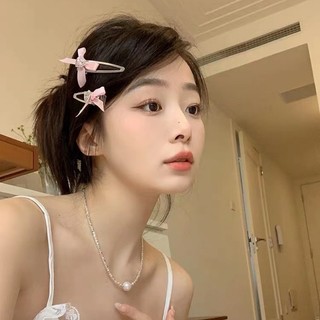 Kẹp Tóc Nơ Đính Đá Cho Nữ 1 Cặp