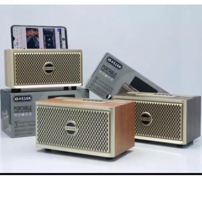 Loa Bluetooth XM 516K. Siêu Phẩm Vỏ Gỗ Tinh Tế Dễ Dàng Sử Dụng. Bảo Hành 12 Tháng