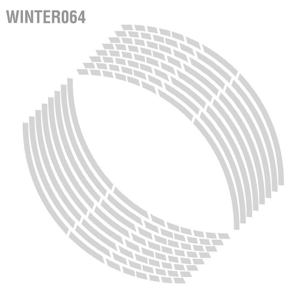 Bộ 16 Miếng Dán Phản Quang 18 Inch Dùng Trang Trí Vành Bánh Xe Hơi