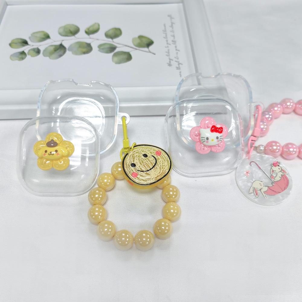 Dễ Thương Ốp Điện Thoại tpu Mềm Trong Suốt Họa Tiết Hoạt Hình 3d Cho galaxy Buds 2 / Buds Live / Buds FE / Buds2 Pro / Buds Pro