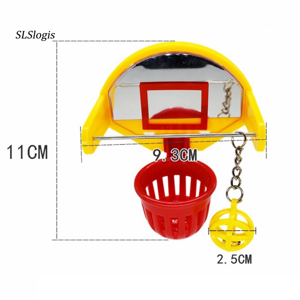 Đồ Chơi Bóng Rổ Hoạt Hình Chống Cắn Cho Vẹt Cưng