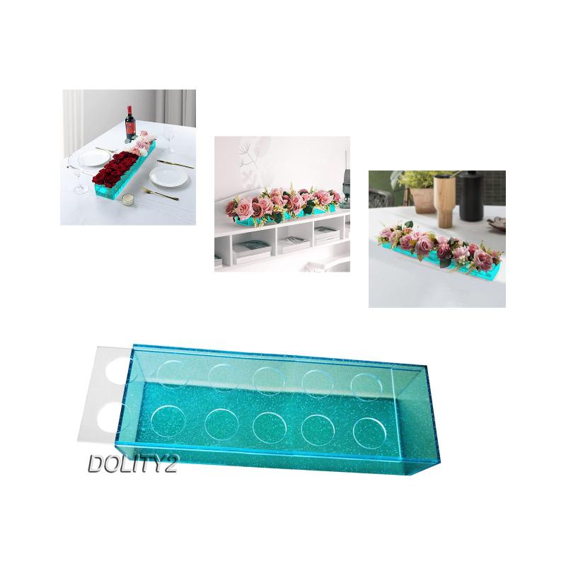 [Dolity2] Giá Đỡ Bình Hoa / Ống Sáo Bằng Acrylic Trang Trí Bàn Làm Việc