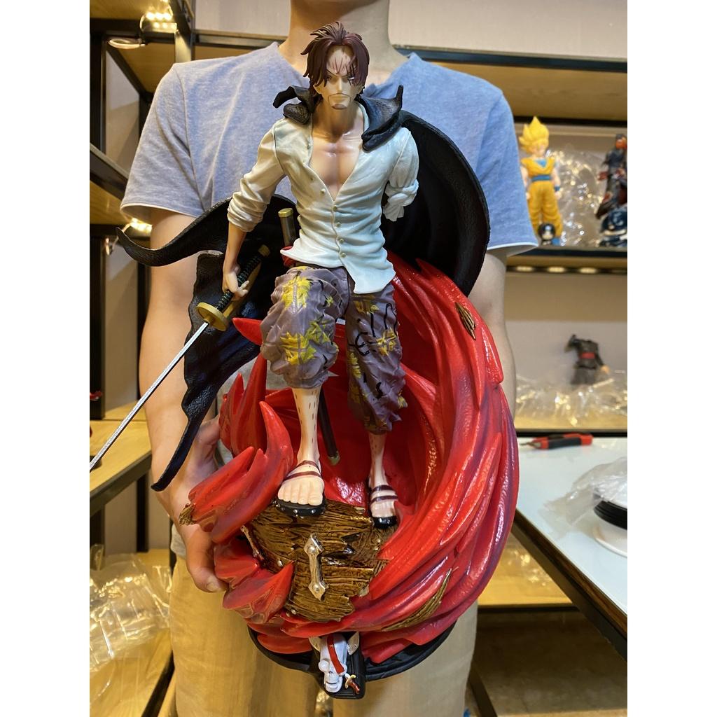 Mô hình nhân vật Shanks tóc đỏ tứ hoàng cực ngầu cao 40cm | Figure anime one piece vua hải tặc mô hình đồ chơi