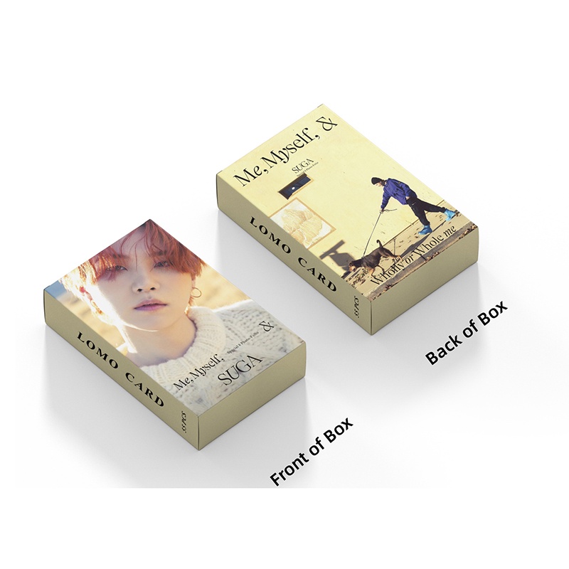 Hộp 55 Ảnh LOMO Card Nhóm Nhạc BTS SUGA