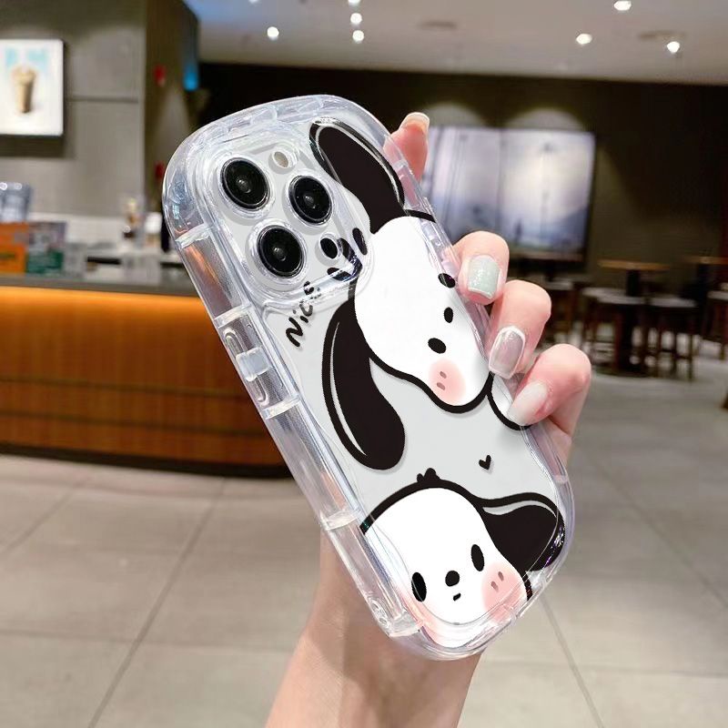 ✅Ốp Điện Thoại Dẻo Trong Suốt In Hình Chó Pacha Chống Sốc Cho Iphone 14 / 1112 xs7 8p xr13 Z5CY