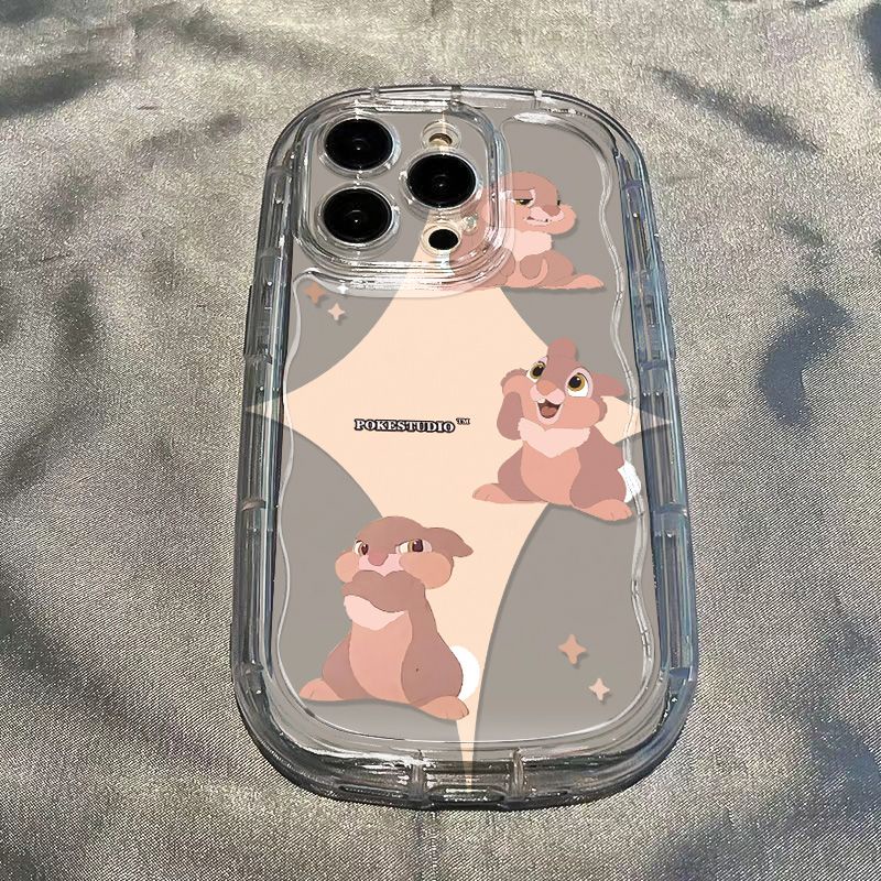 ✅Ốp Điện Thoại Mềm Trong Suốt Chống Sốc Hình Thỏ Bambi Cho Iphone14xsxr 11 12 7 promax / 8p13 XZMX