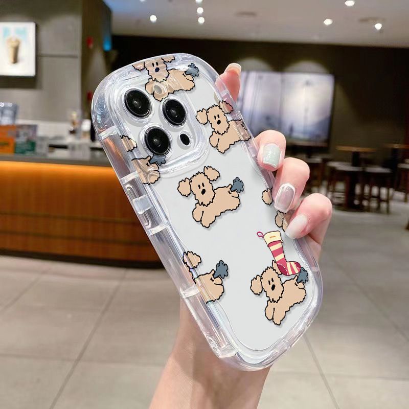 ✅Ốp Điện Thoại Dẻo Trong Suốt In Hình Chú Chó Dễ Thương Chống Sốc Cho Iphone1411 Promax / xr 13 7 / 8pxsiPhone1411 12 OG1S
