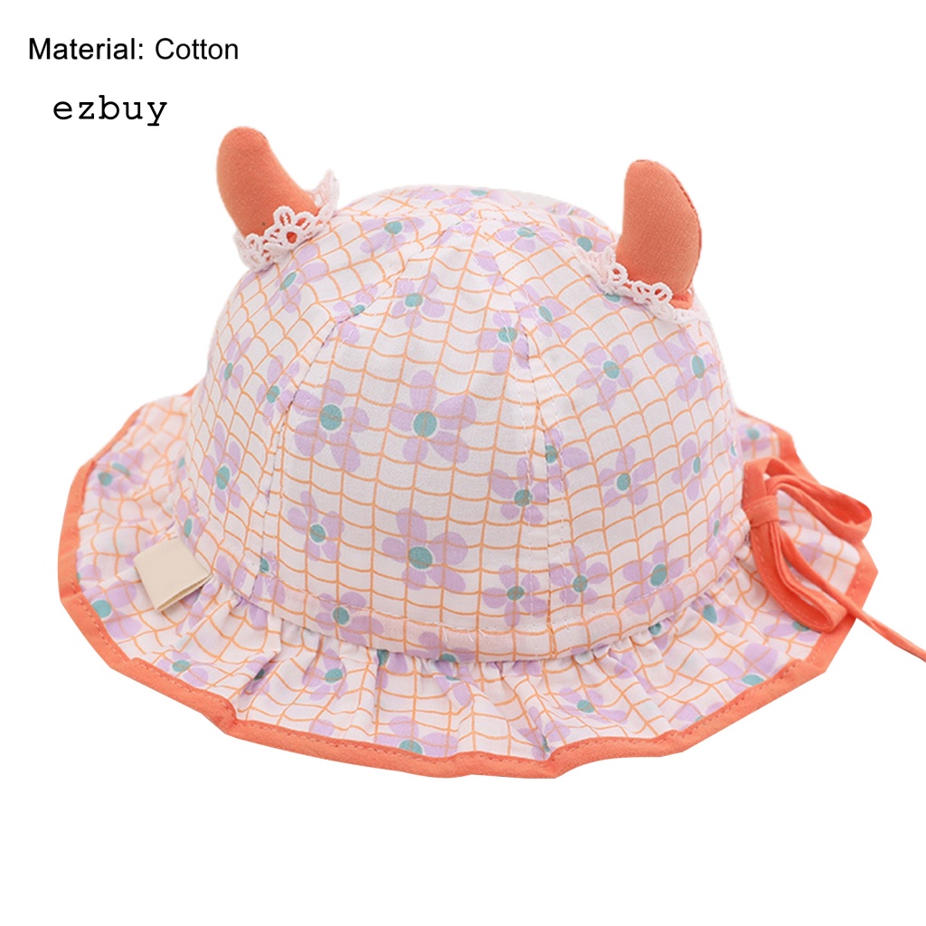 Nón Tai Bèo Thoáng Khí Thấm Hút Nước Thiết Kế Ren Xinh Xắn Thời Trang Đi Biển Cho Bé Gái