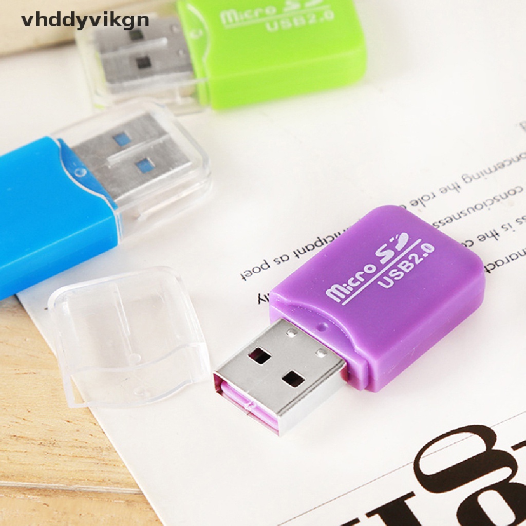 Đầu Đọc Thẻ Nhớ Micro SD TF Flash USB 2.0 Chất Lượng Cao Cho Laptop SH