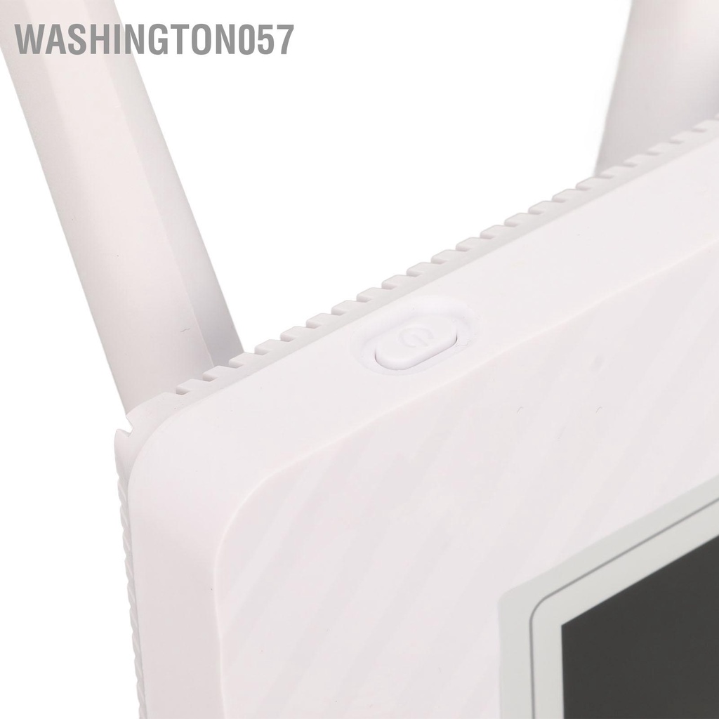 Washington057 Bộ định tuyến WiFi 4G LTE CPE 3 Giao diện mạng Cải thiện cường độ tín hiệu Cắm và chạy có khe cắm thẻ SIM cho màn hình