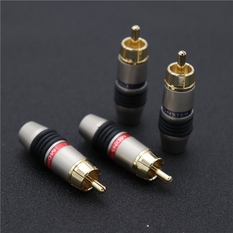 01 Jack RCA/ AV Monster - Đường kính thông thủy 9,1 mm - Chất Lượng Cao