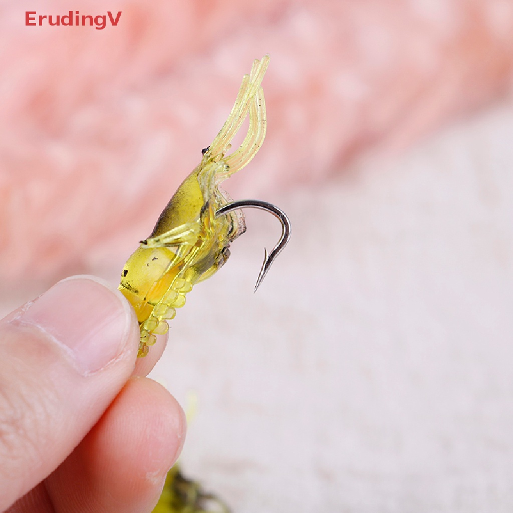 Set 10 Mồi Câu Cá Giả Hình Tôm Mềm Mại Chuyên Dụng [Mới] [Mới]