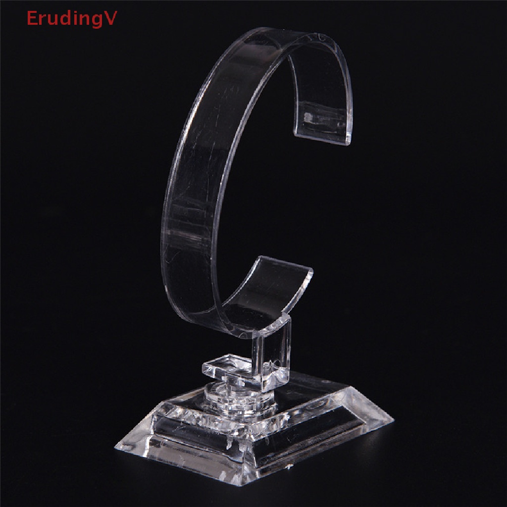 Bộ 2 Giá Đỡ Trưng Bày Trang Sức / Đồng Hồ Bằng Acrylic Trong Suốt Có Thể Tháo Rời