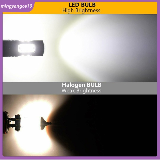 1 Cặp Đèn Pha Chống Sương Mù 881 50w 10 Bóng Led Xoay 360 Độ Cho Xe Hơi