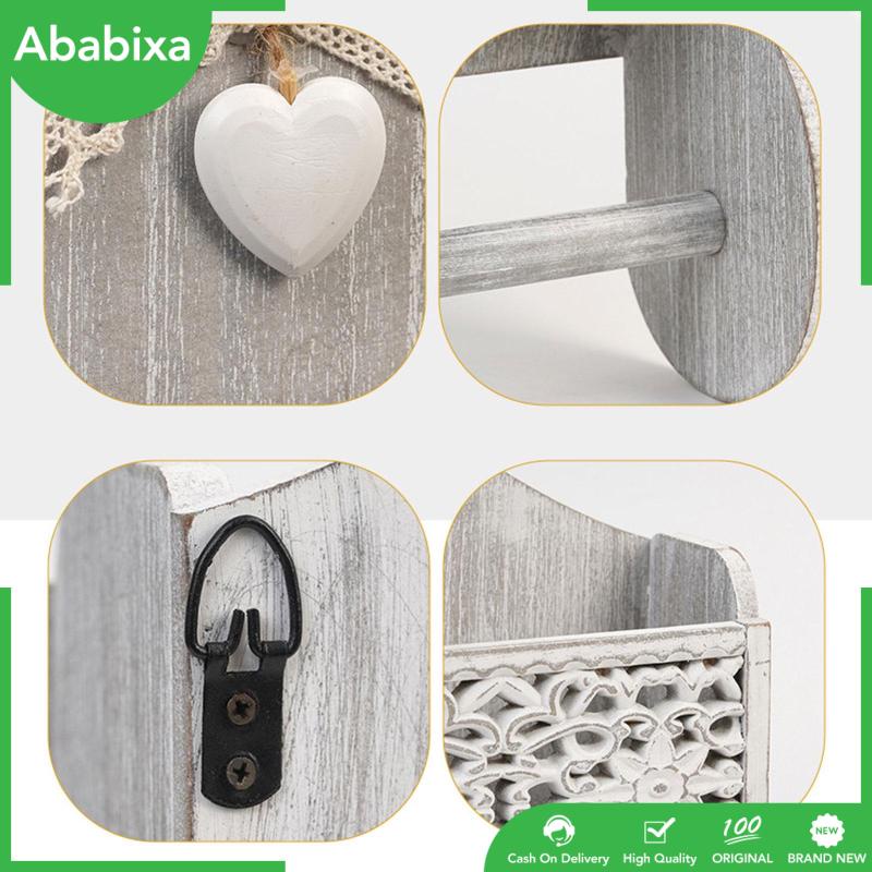 Giá Gỗ Treo Khăn Giấy Cuộn 30x12x31.5cm Tiết Kiệm Không Gian Tiện Dụng