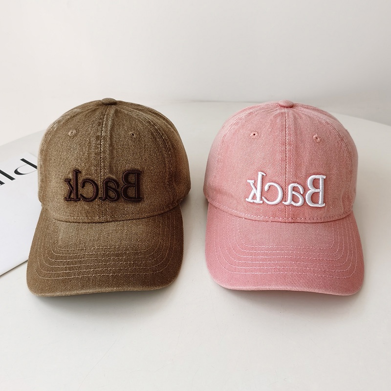 Mũ Lưỡi Trai Mềm Thêu Chữ Phong Cách Cao Bồi Cho Nam Nữ