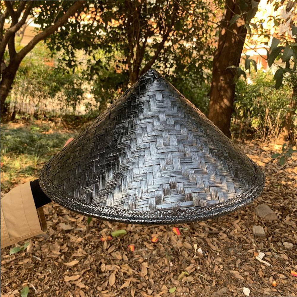 DANES Mũ Bucket Đan Tre Chống Nắng Chống Mưa Có Thể Điều Chỉnh Kích Cỡ Cho Nữ