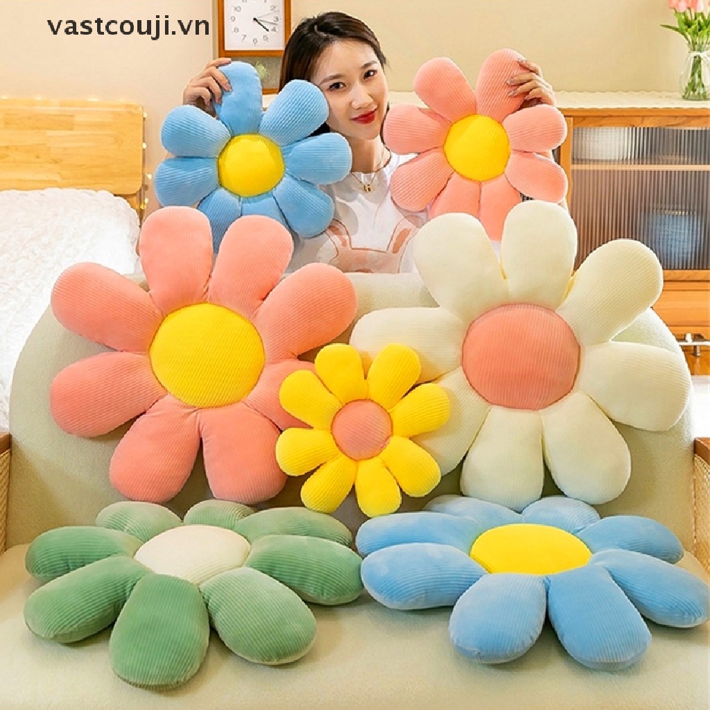 Gối Đệm Ngồi Thư Giãn Hình Hoa Cúc Hoạt Hình Dễ Thương