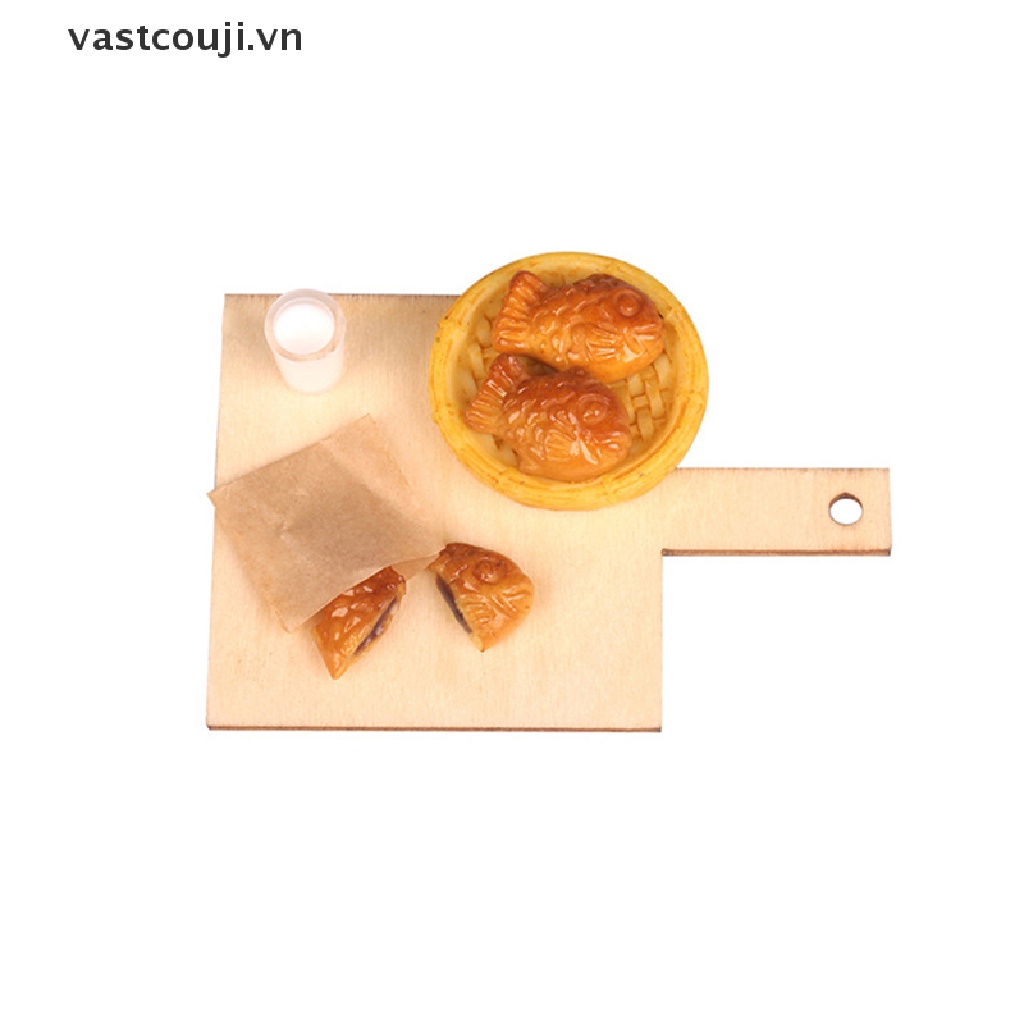 1 Set Mô Hình Thức Ăn Nhanh Tỉ Lệ 1: 12 Trang Trí Nhà Búp Bê