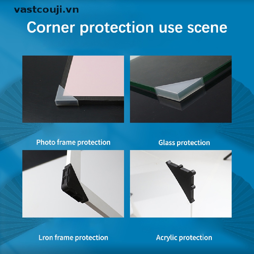 Bộ 10 Miếng Bọc Góc Cạnh Bàn Bằng Acrylic Chống Va Chạm