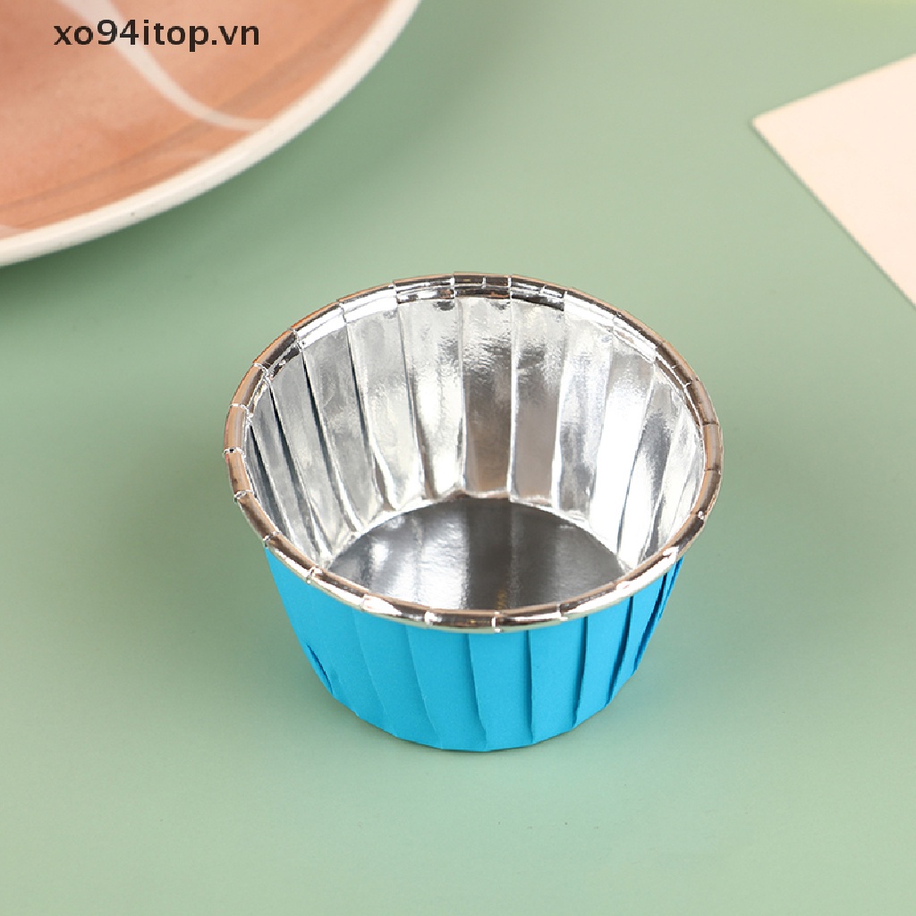 Xoitop Set 50 Cốc Giấy Đựng Bánh Cupcake Muffin