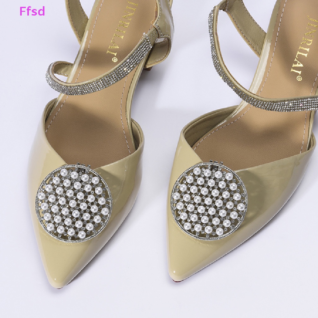 1 Cặp Kẹp Đính Đá Trang Trí Giày Cao Gót Cho Cô Dâu