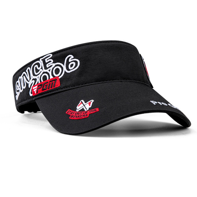 1 Mũ Lưỡi Trai Chống Nắng Thoáng Khí Nhanh Khô Thêu Họa Tiết MZ044 Màu Đen Thời Trang