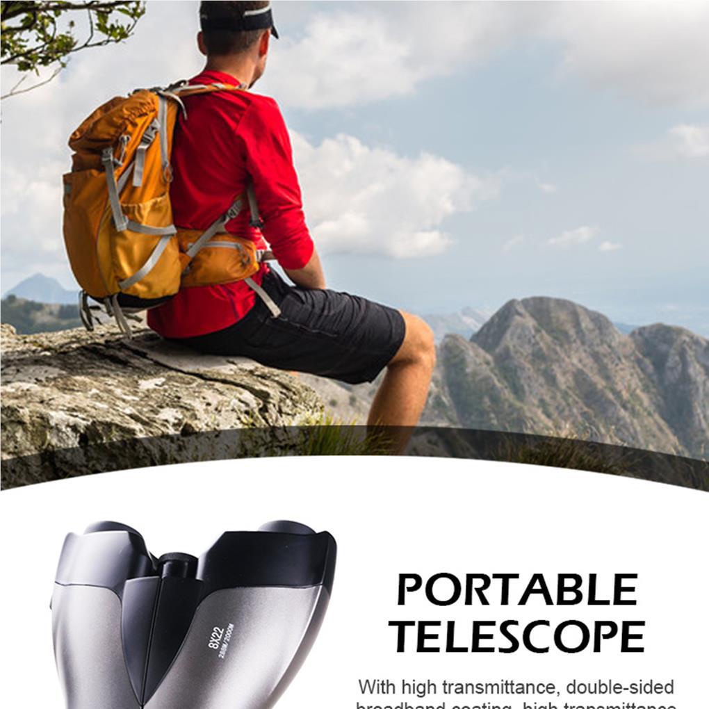 Ống Nhòm 8x22 BAK4 Có Thể Gấp Gọn Tiện Dụng Cho Người Lớn