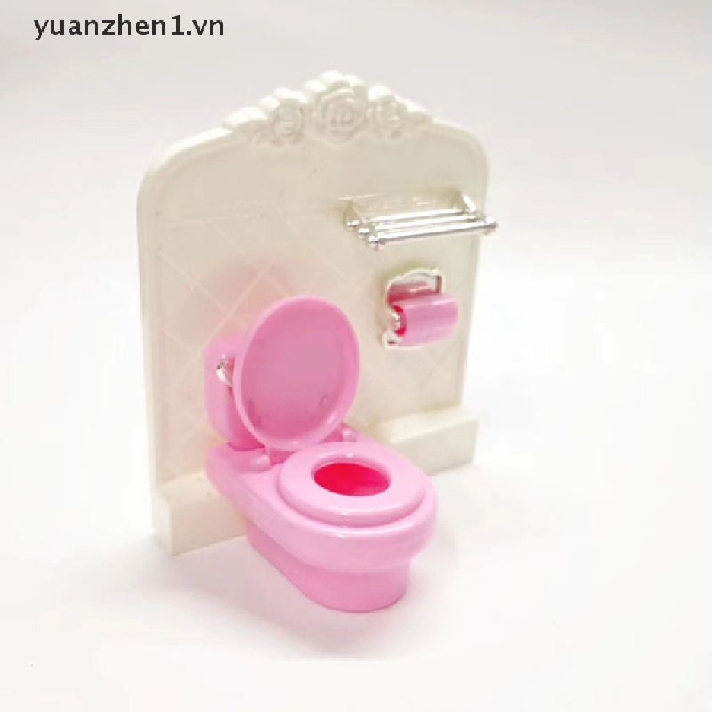 Mô Hình Nội Thất Phòng Tắm / Nhà Hàng Trang Trí Nhà Búp Bê Tỉ Lệ 1: 12