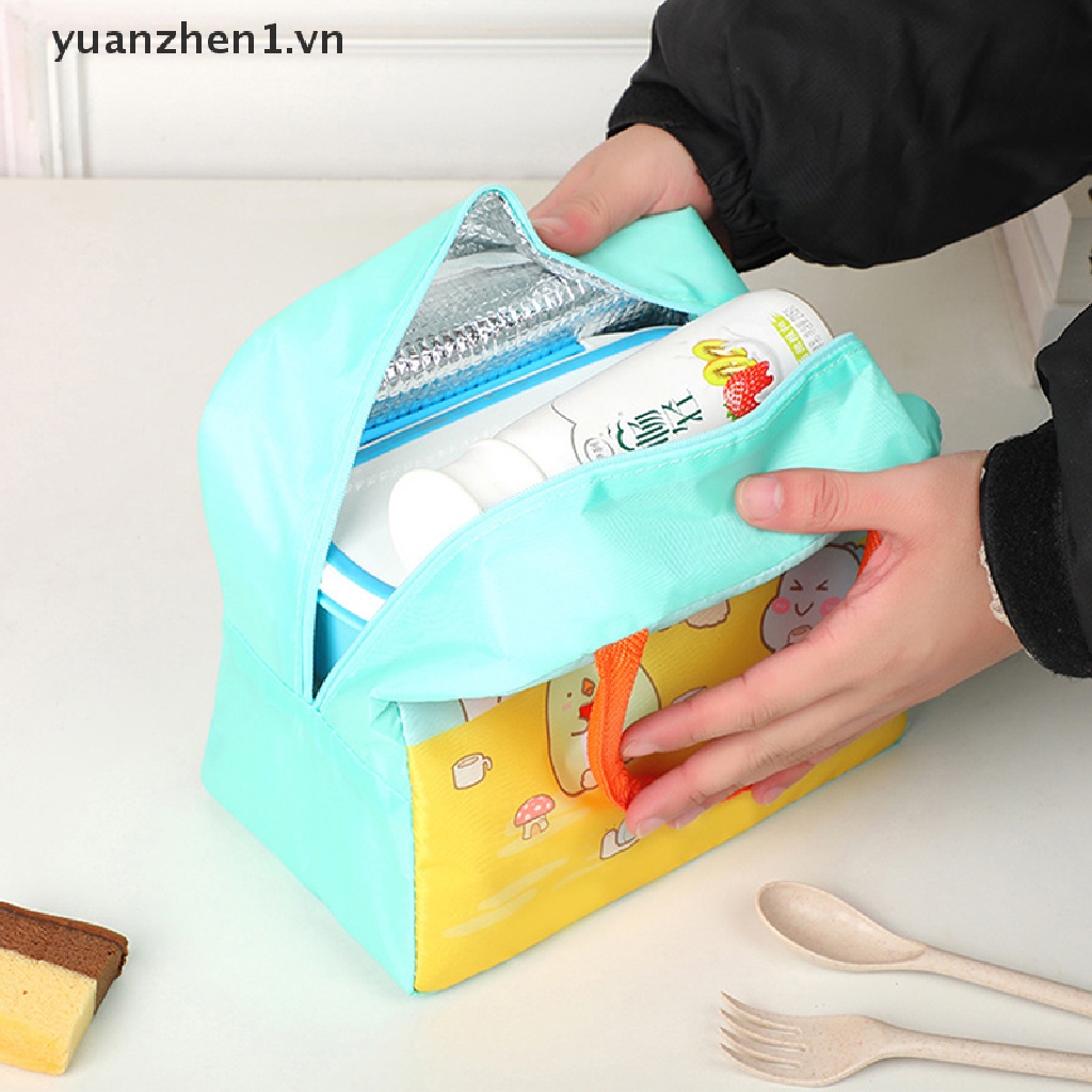 Túi Đựng Hộp Cơm Trưa Cách Nhiệt Chống Thấm Nước Tiện Dụng