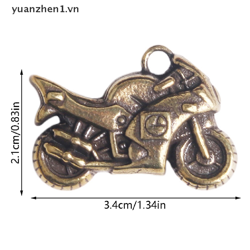Zheng Móc Khóa Hình Tượng Xe Máy Bằng Đồng Thau Thủ Công Treo Trang Trí Xe Hơi