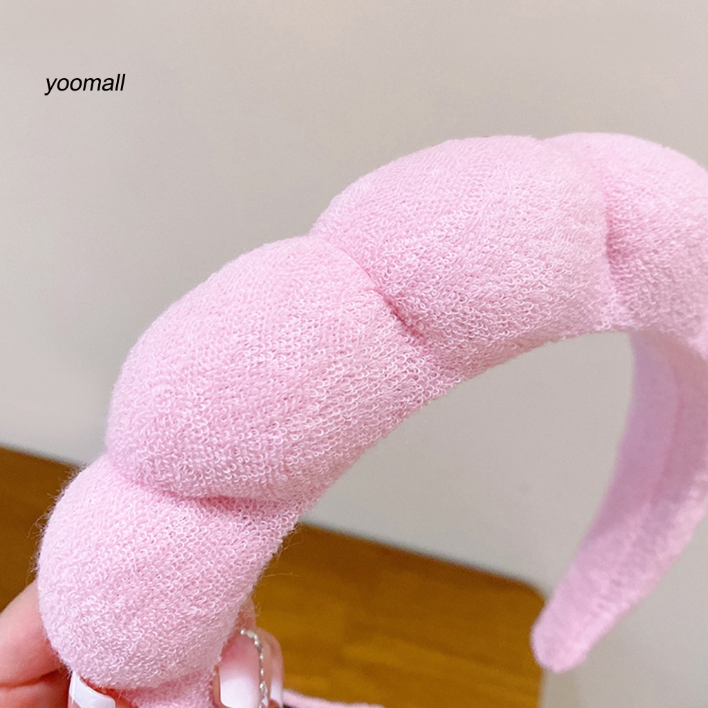 / Yo / Băng Đô Cài Tóc Mềm Mại Màu Trơn Dành Cho Nữ Chạy Bộ / Chơi Thể Thao Hàng Ngày