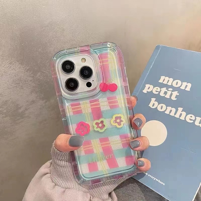 Ốp Điện Thoại Silicon TPU Mềm In Hình Hoa Bảo Vệ Toàn Diện Chống Sốc Cho Iphone 14 Plus 13 Pro Max 12 11 X Xs Xr 8 7