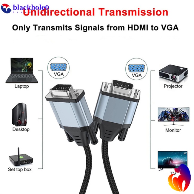Dây Cáp Chuyển Đổi Vga Sang Vga Chuyên Dụng Cho Máy Tính / Notebook / Tv