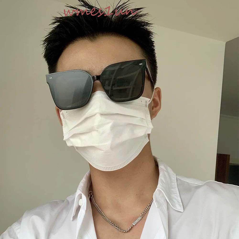 Kính Mát Vuông Chống Tia UV400 Kiểu Dáng Vintage WMES15H