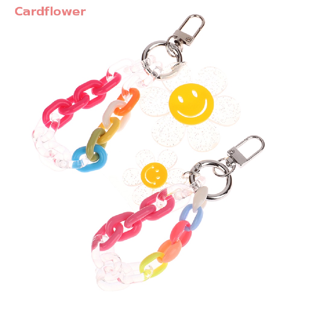 1 Móc Khóa Hình Hoa Hướng Dương Nhiều Màu Mới