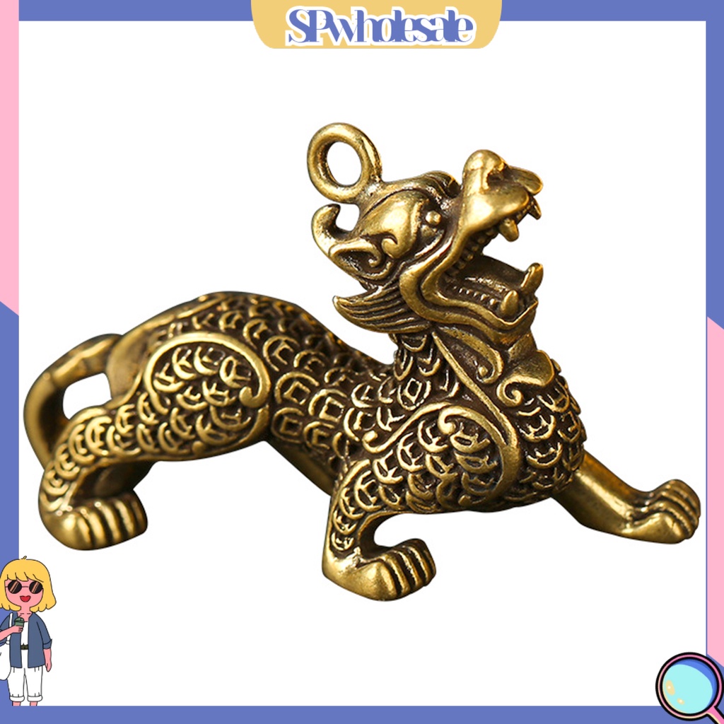 &lt;SPwholesale&gt; Móc Khóa Bằng Đồng Thau Hình Động Vật Bí Ẩn