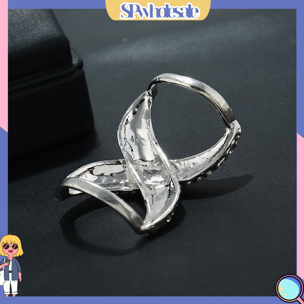 &lt;SPwholesale&gt; Kẹp Cài Khăn Choàng Hình Số Tám Hình Trang Trí Đính Đá Ngọt Ngào Lâu Trôi Mặc Hàng