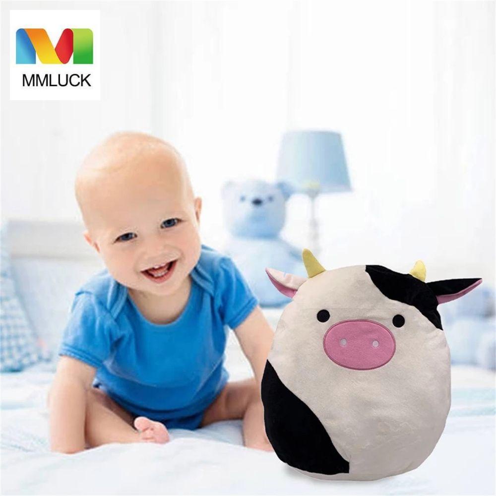 Bò Nhồi Bông Mềm Mại Kích Thước 20cm Dùng Để Trang Trí