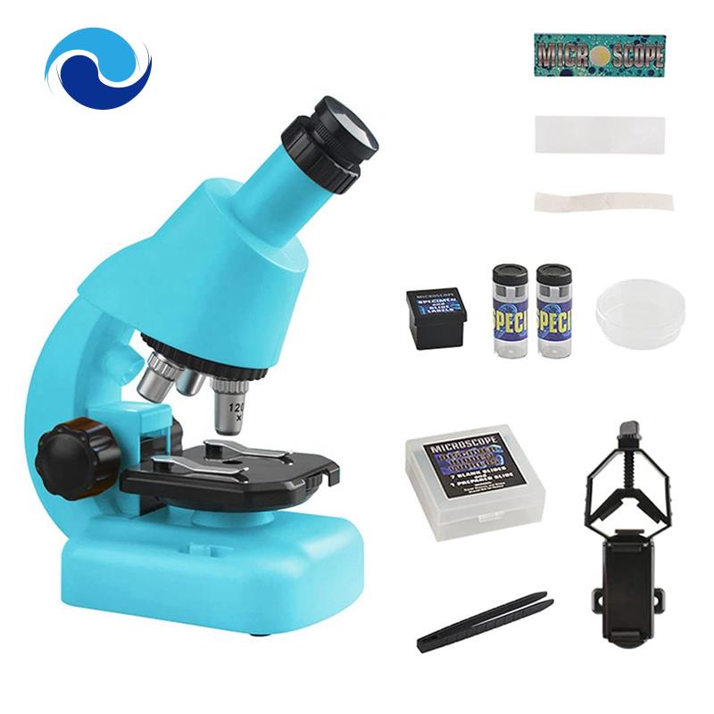 Bộ Kính Hiển Vi HD 1200 Lần Tự Lắp Ráp Cho Bé Mới Bắt Đầu