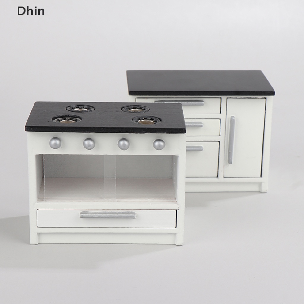 Mô Hình Bếp Ga Mini Tỉ Lệ 1 / 12 Trang Trí Nhà Búp Bê