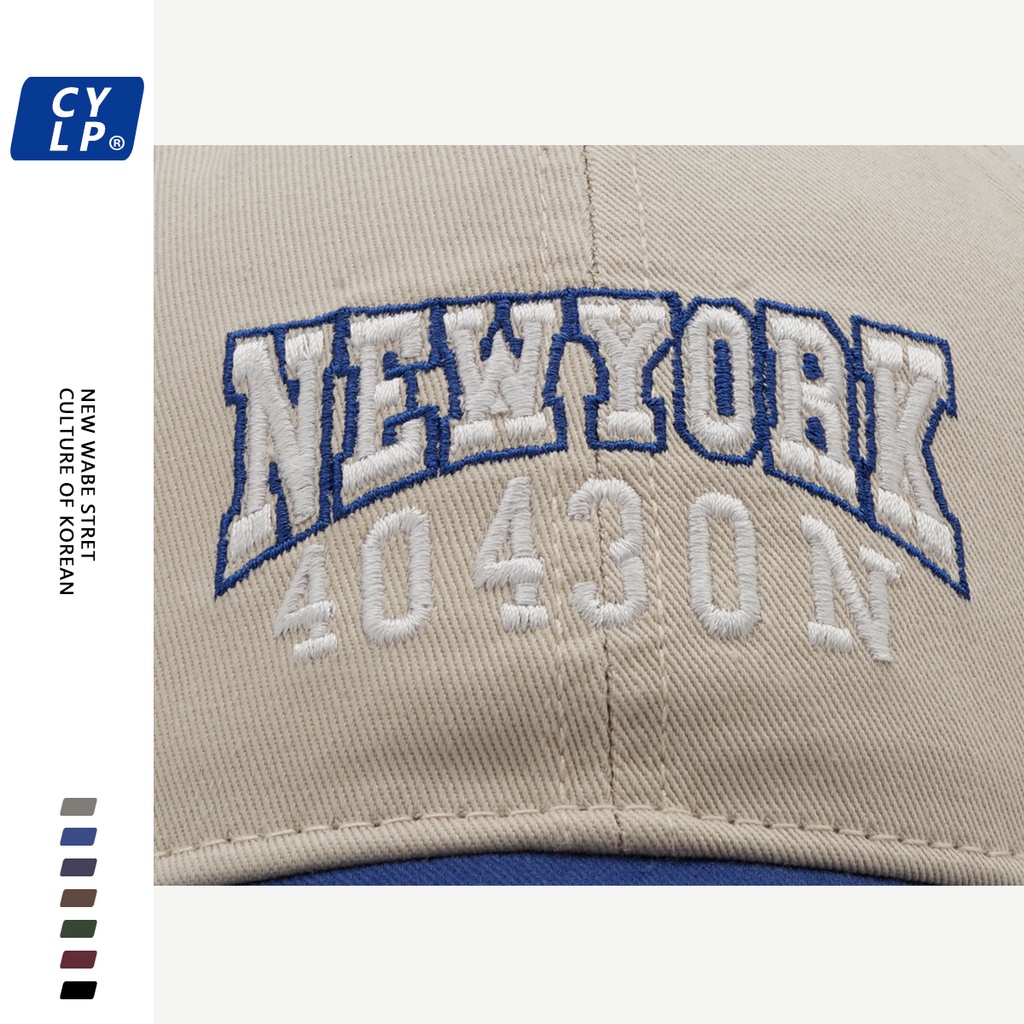 Mũ Lưỡi Trai Thêu Chữ Phong Cách Đường Phố Hàn Quốc Cá Tính Cho Nam Nữ