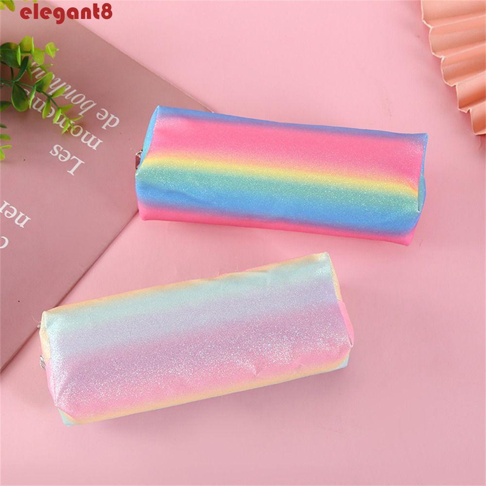 Túi Đựng Bút Chì / Mỹ Phẩm Màu Sắc Laser Cỡ Lớn Tiện Dụng Cho Học Sinh / Văn