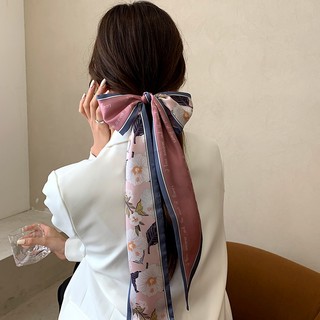 Băng Đô Cài Tóc Bằng Lụa Đính Nơ Thời Trang Cho Nữ
