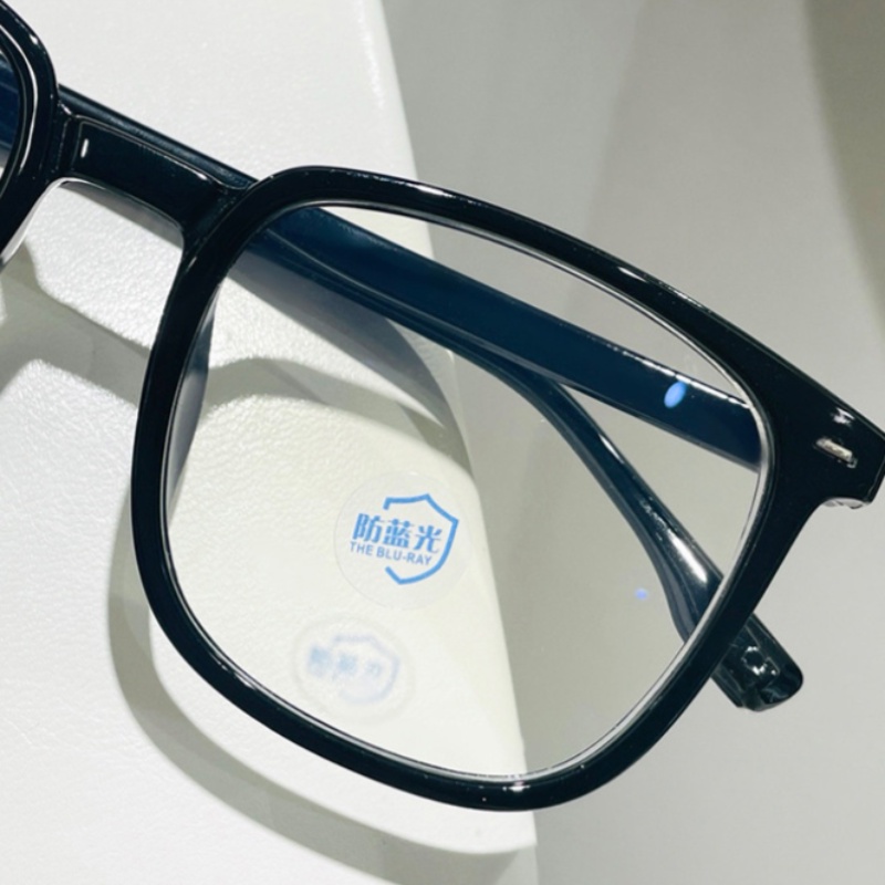 Mắt Kính  COD  Phẳng Thay Đổi Màu Đen Phong Cách Retro Thời Trang Dành Cho Nam Và Nữ