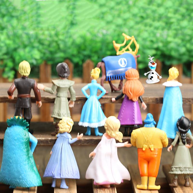 Set 12 Mô Hình Đồ Chơi Nhân Vật Trong Phim Hoạt Hình 2 &quot;Frozen&quot;