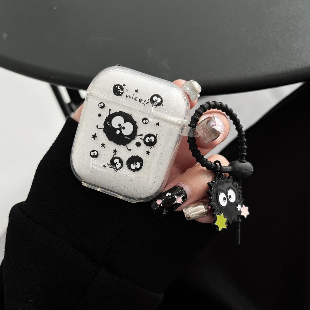 Vỏ Bảo Vệ Hộp Sạc Tai Nghe Airpods 1 2 GEN 3 Pro2 2022 Bằng TPU Trong Suốt Họa Tiết Hoạt Hình Dễ Thương Chống Thất Lạc