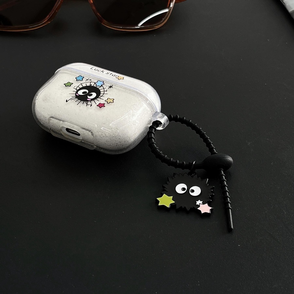 Vỏ Bảo Vệ Hộp Sạc Tai Nghe Airpods 1 2 GEN 3 Pro2 2022 Bằng TPU Trong Suốt Họa Tiết Hoạt Hình Dễ Thương Chống Thất Lạc