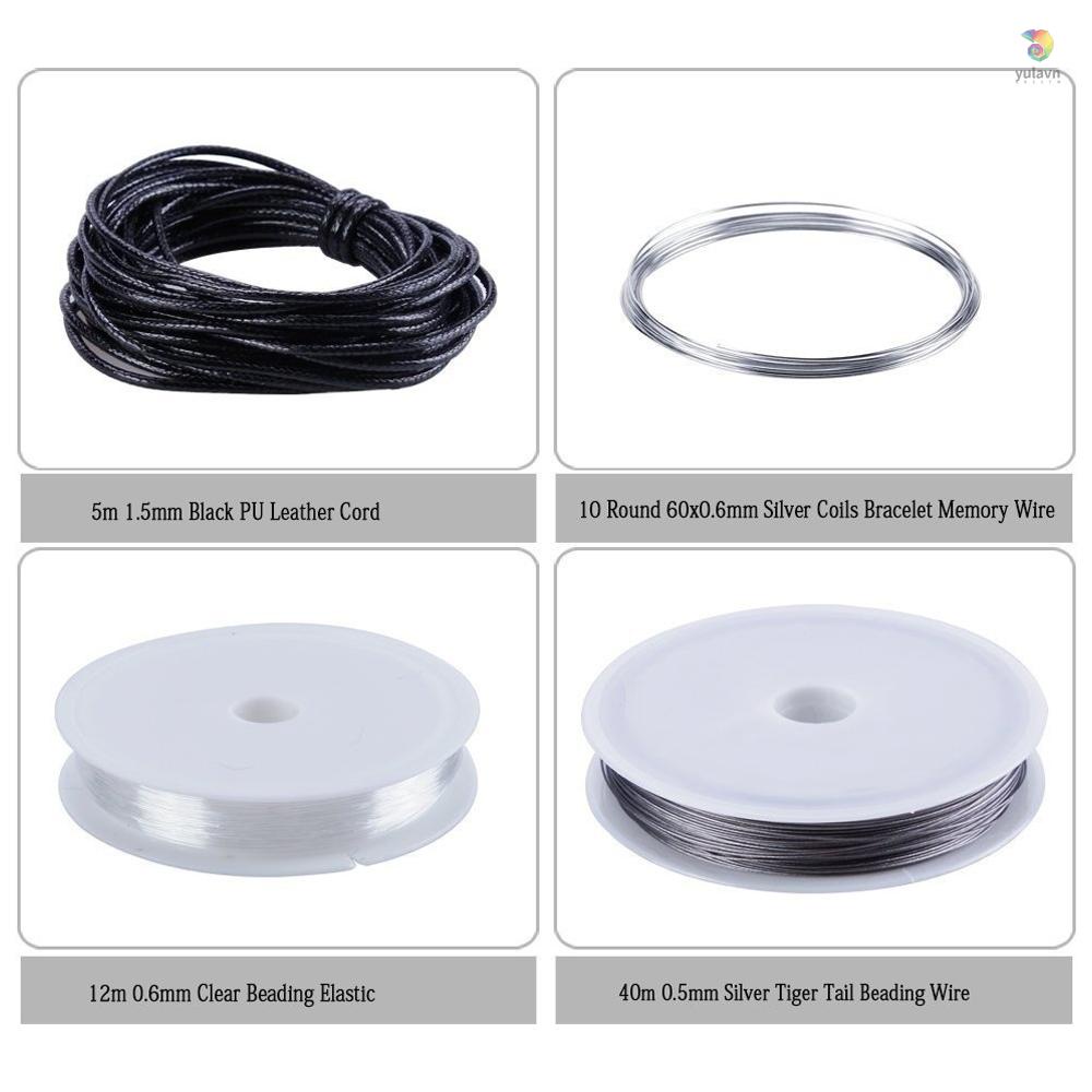 Bộ Dụng Cụ Làm Trang Sức Hạt Cườm Bạc Cho Người Mới Bắt Đầu