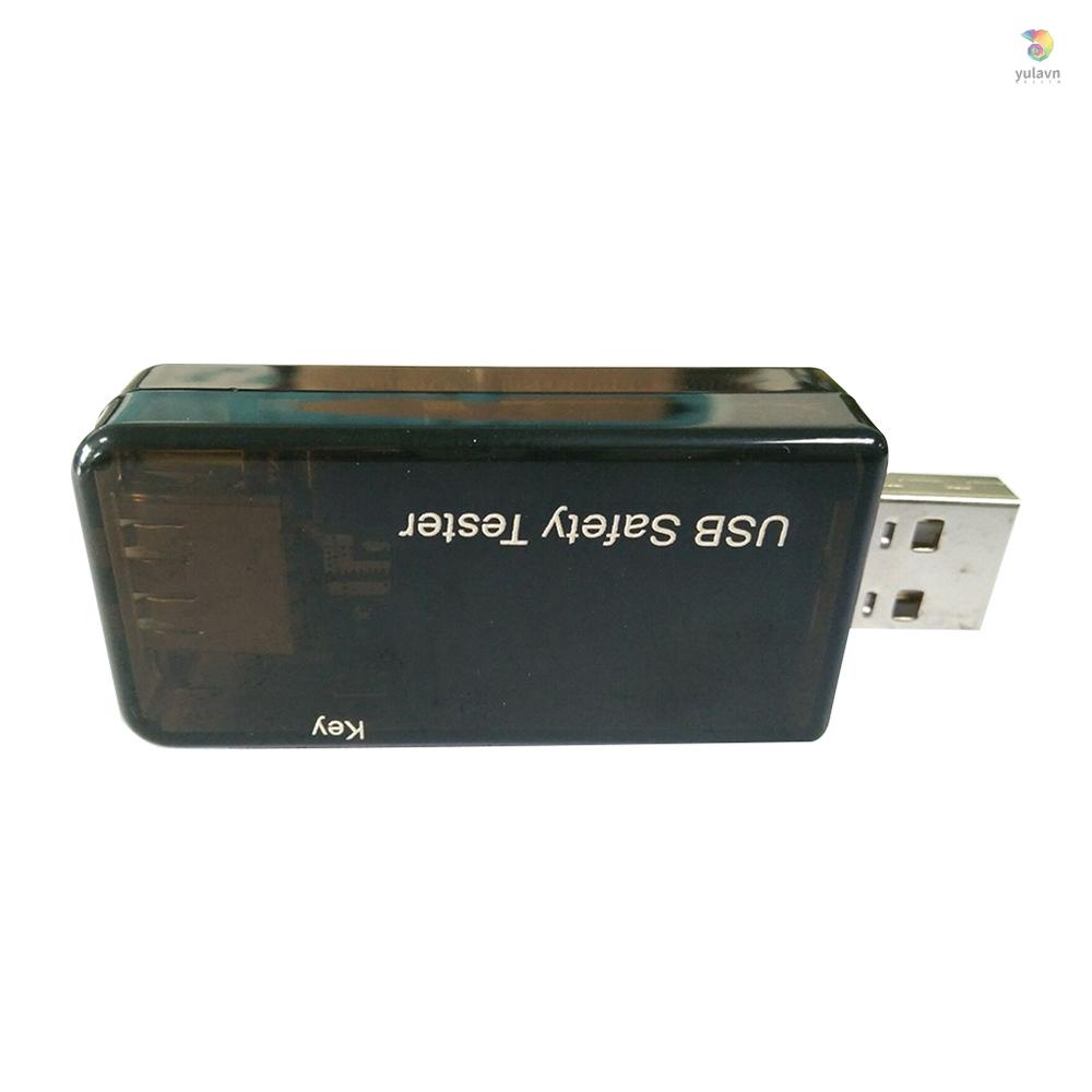 Usb Kiểm Tra Dòng Điện Kỹ Thuật Số DC 5.1A 30V Màu Đen